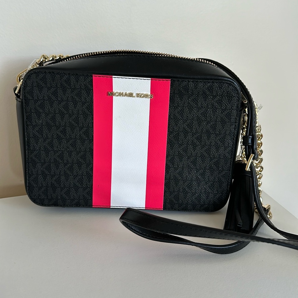 Michael Kors Jet Set Crossbody Bag Hot Pink